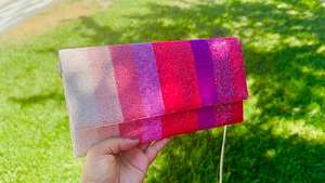 Bolso de mano de noche con cuentas, bolso bordado con cuentas y diseño único hecho a mano - Product Image 3