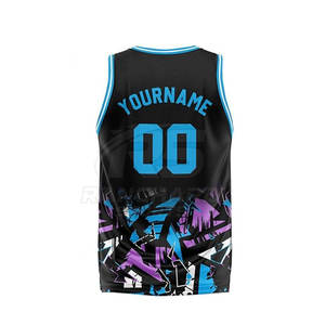 Camiseta de Baloncesto para Adultos, Ropa Deportiva de Alta Calidad para Entrenamiento y Juego, Camiseta de Baloncesto Personalizada con Estampado, Tejido de Malla Ligero para Adultos - Product Image 3