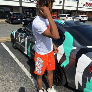 Conjunto de pantalones cortos de talla grande unisex personalizados para entrenamiento de invierno, chándales para correr, ropa de entrenamiento al por mayor - Product Image 3