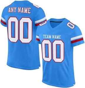 Ensemble d'uniformes de football américain sublimé personnalisé coupe confortable pour l'entraînement en équipe et la compétition maillot de football américain - Product Image 3