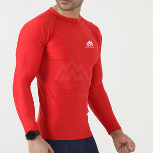 Camisetas de Compresión Ligeras y Ajustadas para Hombre, Camisetas de Compresión de Color Sólido de Alta Calidad para Entrenamiento - Product Image 4