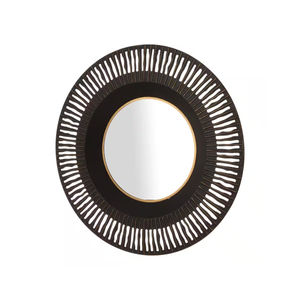 Miroir mural décoratif de forme ronde personnalisé maisons urbaines nouvellement conçues pour la maison salon et chambre à coucher - Product Image 1