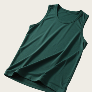 Precio de fábrica 220 GSM 100% algodón gimnasio camiseta sin mangas logotipo personalizado en blanco liso camiseta sin mangas de secado rápido transpirable de punto - Product Image 5