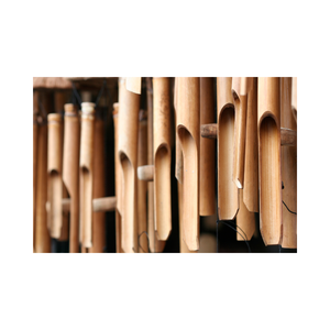 Trae la naturaleza a casa: campanas de viento de bambú relajantes-100% sonido natural - Product Image 4