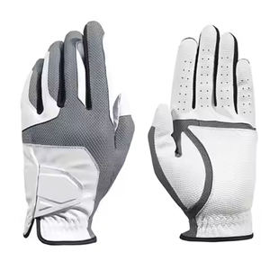 Gants de golf de conception personnalisée de haute qualité Gants en peau de mouton en mousse véritable doux et respirants pour un usage sportif - Product Image 4