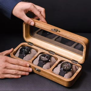 KALATRI - Caja de Madera de Lujo para Relojes con Diseño de Panal, Organizador Personalizado para Sala de Estar, Dormitorio u Oficina, Ecológico - Product Image 1