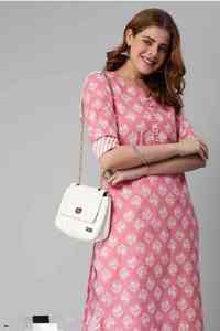 Ensemble Kurti et pantalon en coton sur mesure du fabricant, tenue traditionnelle indienne pour tous les jours, meilleur prix, livraison rapide - Product Image 5