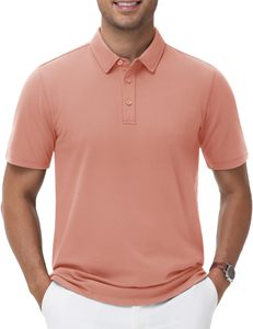 T-shirt personnalisé OEM coupe régulière polo de golf à manches courtes en coton uni vierge t-shirt polo - Product Image 6