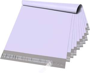 Bolsas de Envío Ecológicas con Adhesivo Fuerte, Resistentes al Agua y a Desgarros, para Ropa, Sobres de Polietileno, Color Lila Morado - Product Image 1