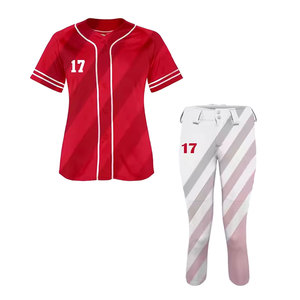 Venta al por mayor de uniformes de equipos de béisbol y sóftbol para mujeres con estilo bajo MOQ mujeres sublimación Jersey uniformes de sóftbol para mujeres - Product Image 4