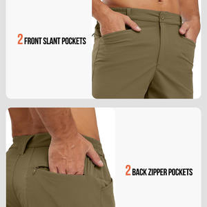 Produit d'été Short de golf Quick Dry Classic Summer Daily Casual Fashion Solid Color Breathable shorts for Men's - Product Image 5