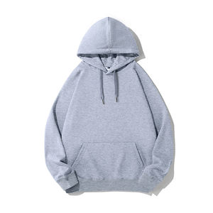 Sudadera con capucha de talla grande para hombre, jersey con cordón de peso pesado, sudaderas con capucha en blanco de algodón de gran tamaño, logotipo personalizado - Product Image 3