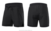 Shorts de course pour femmes en polyester et élasthanne, à blocs de couleur, séchage rapide, avec cordon de serrage à la taille, coupe régulière, longueur courte