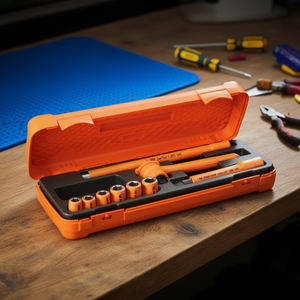 Facom 9-Piece VSE Series 1,000 Volt Insulated <b>Socket</b> Set - Product Image 3