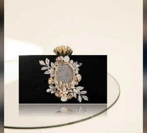 Resin <b>Box</b> Clutches <b>for</b> Women Premium Luxury Handmade Collections Women Clutch Evening Clutch <b>for</b> <b>Sale</b> BY FAIZACRAFT - Product Image 2