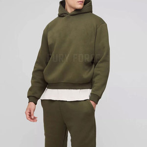 Chándal holgado de último diseño de lana de algodón a prueba de viento logotipo personalizado tamaño personalizado hombres chándal holgado - Product Image 4