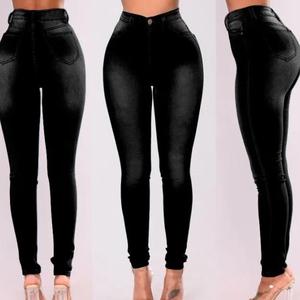 Venta caliente Mujeres Skinny Jeans Cintura alta Denim Tallas grandes Jeans de mujer Moda Slim Stretch Denim Pantalones - Product Image 4