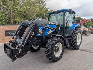 Alto rendimiento NEW HOLLANDs TS100A DELTA Tractor agrícola Calidad Tractor de ruedas usado con motor de motor - Product Image 2