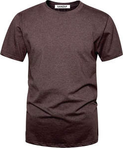 Crew Fitness T-shirts en tissu tricoté en coton lourd de qualité supérieure pour hommes, durabilité, confort avec logo brodé - Product Image 5