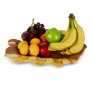 Cuencos de fruta de masa de madera de mango Ensaladera de madera grande Color de madera de la mejor calidad y tamaño personalizado y pulido - Product Image 1