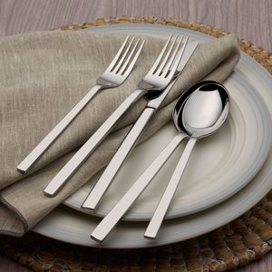 Ensemble de couverts en acier inoxydable à long manche pour une prise en main facile, design moderne, idéal pour les fêtes, les mariages et les dîners à la maison - Product Image 3