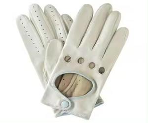 Gants de conduite professionnels de haute qualité Matériau en cuir fin Meilleur tarif avec impression du logo personnalisé du fabricant - Product Image 1