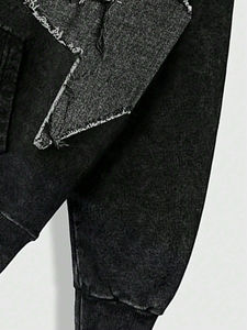 Sweats à capuche pour hommes avec broderie dégradée de haute qualité Sweats à capuche thermiques OEM pour hommes Meilleures ventes de sweats à capuche brodés pour hommes - Product Image 3