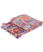 Handloomed Turkish Towel fait à la main modèle de pompon de luxe multicolore grand et taille de la main ensemble hammam hammam
