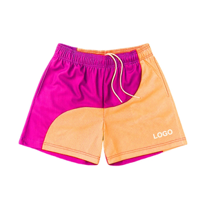 Pantalones cortos de gimnasio de malla de talla grande para hombre de alta calidad, logotipo de Color personalizado, cordón de secado rápido, venta al por mayor, característica ecológica, estilo informal - Product Image 5