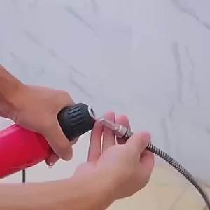 Limpiador Eléctrico de Desagües de 5m/196.85 pulgadas con Cabezal Integrado para Tuberías, Alcantarillas y Inodoros, con Patrón de Polvo - Product Image 2