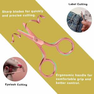 Ciseaux à nez de qualité supérieure en acier inoxydable, ciseaux multi-usages pour soins personnels, pointe arrondie - Product Image 5