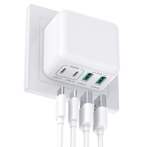 Adaptateur de <span class=keywords><strong>chargeur</strong></span> de téléphone <span class=keywords><strong>USB</strong></span> <span class=keywords><strong>C</strong></span> HNT GaN 40W 4 ports, <span class=keywords><strong>bloc</strong></span> de charge rapide multiport <span class=keywords><strong>USB</strong></span> <span class=keywords><strong>C</strong></span> avec prise US/EU/AU/JP/UK pour <span class=keywords><strong>chargeur</strong></span> <span class=keywords><strong>Apple</strong></span> - Product Image 1