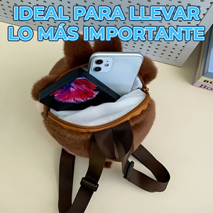 Mochila de Felpa Labubu con Música y Respiración, Mochila de Algodón para Niñas, para la Escuela y el Juego - Product Image 6