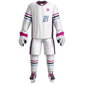 Uniforme de hockey sobre hielo para hombres de alta Calidad para Jóvenes Uniforme de Jersey de hockey sobre hielo de último diseño con logotipo personalizado hecho en Pakistán - Product Image 1