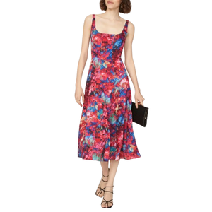 Vestido elegante de línea A multicolor con diseño fluido para uso casual y de fiesta, disponible de proveedor indio a los mejores precios de la India. - Product Image 1
