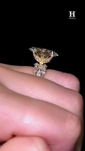Luxury Massive Oval Cut Lab Grown Diamond Engagement <b>Ring</b> Heavy Cluster Side Stone Statement <b>Cocktail</b> <b>Ring</b> - Product Image 6