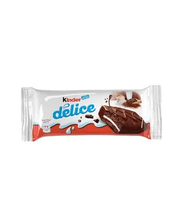 Kinder Delice Chocolate Bars, Kinder Delice Milk & Cacao Chocolate 10 pcs box, 13.7 oz Net Wt (390g) Bulk Supplier