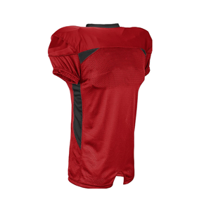 Uniforme de football américain personnalisé, taille plus, t-shirt et pantalon d'entraînement respirants et rembourrés, séchage rapide, sublimation complète, 100% polyester - Product Image 5