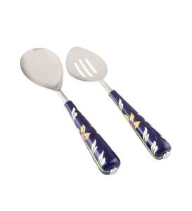 Juego de cubiertos de plata pintados a mano de nuevos cubiertos de metal Cubiertos para hotel y restaurante Cubiertos de metal Tenedor y cuchara Cubiertos - Product Image 6