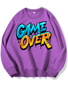 High Quality <b>Men</b> Sweatshirt Streetwear Oversized Cotton Fleece Heavyweight Crewneck <b>Pullover</b> Custom Logo Winter Wear Supplier - Product Image 3