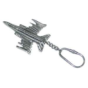 Porte-clés en métal brillant en forme d'avion, promotionnels et de collection, à prix abordable - Product Image 6