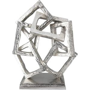 Escultura de esfera de Color dorado de tendencia, adornos decorativos de Metal, acento de decoración moderna para el hogar a precio al por mayor - Product Image 6