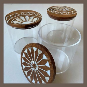 luxury Classic Arabian Mother of Pearl Acrylic Keepsake Box Elegant Home & Gift <b>Accessory</b> wholesale price from india - Product Image 5