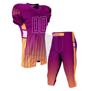 Tenue de sport respirante et flexible à manches courtes pour l'entraînement, uniforme de football américain conçu pour le confort des joueurs - Product Image 3