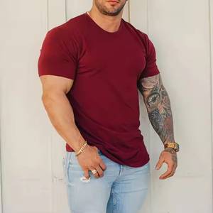 T-shirt à anneaux en coton respirant pour hommes et garçons Design personnalisable/Stock. - Product Image 1