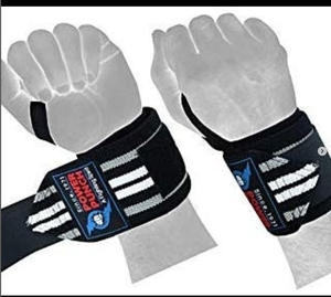 Bandes de poignet en néoprène de qualité supérieure pour l'haltérophilie - Soutien respirant et réglable avec fermeture à crochets et boucles - Product Image 4