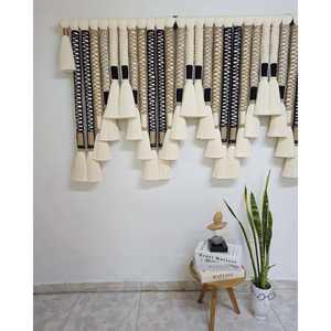Tapiz de Macramé Bohemio Grande, Hecho a Mano, Ecológico, Decoración de Pared para Sala de Estar/Dormitorio - Product Image 3