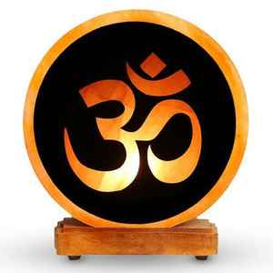 Himaiyan haute qualité sikhisme signe sel lampe lumière sculpté Animal lettre Styles forme naturelle Design bol verre décor à la maison - Product Image 1