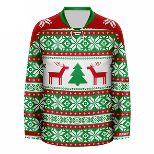 ชุดกีฬาสำหรับผู้ชายชุดเสื้อซ้อมฮ็อกกี้น้ำแข็งออกแบบได้เอง - Product Image 1