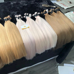 Cabello Vietnamita Virgen al por Mayor para Bebés, Cabello Fino sin Procesar, el Mejor Material para Decolorar y Teñir, 8 Pulgadas Estiradas, MOQ 300 Gramos - Product Image 1
